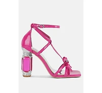 Affluence Jeweled High Heel Sandals