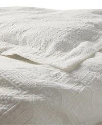 Lauren Ralph Sascha Textured Medallion Duvet Cover Set, Full/Queen