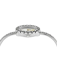 Versace Women's Swiss Stainless Steel Bangle Bracelet Watch 28mm Set