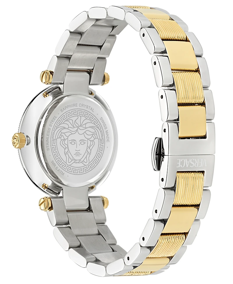 Versace Women's Swiss Two-Tone Stainless Steel Bracelet Watch 35mm
