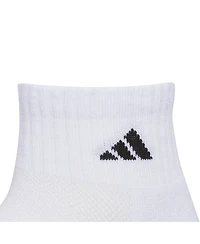 adidas Boys Youth Athletic Cushioned Quarter Socks, Pack of 6