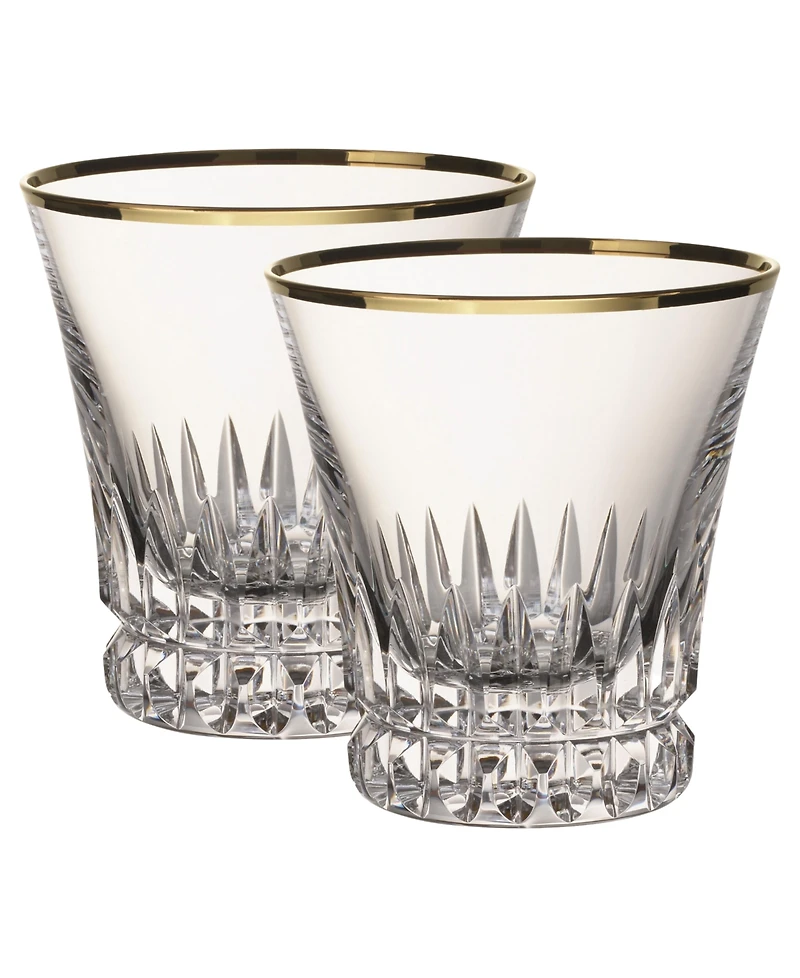 Villeroy & Boch Grand Royal Gold-Tone Old Fashioned Glasses, Pair of 2
