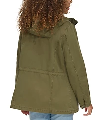 Levi's Women's Lightweight Washed Cotton Military Jacket