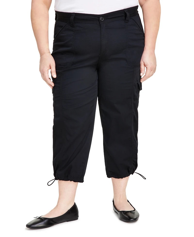 Style & Co Plus Cargo Capri Pants, Exclusively at Macy's