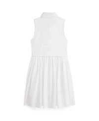 Polo Ralph Lauren Big Girls Belted Cotton Oxford Shirtdress