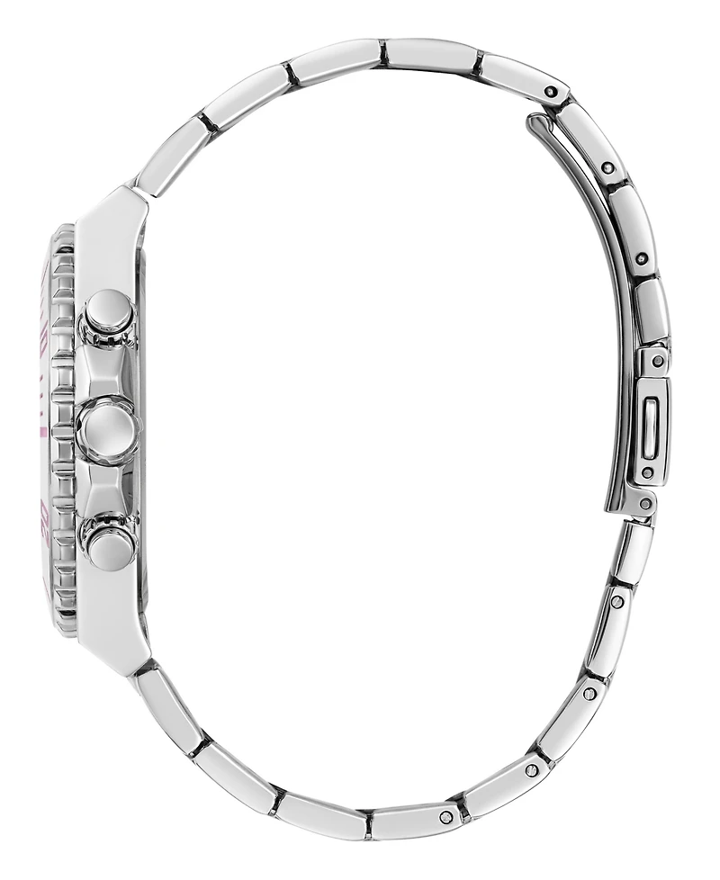 Guess Women's Analog Silver-Tone Stainless Steel Watch 38mm