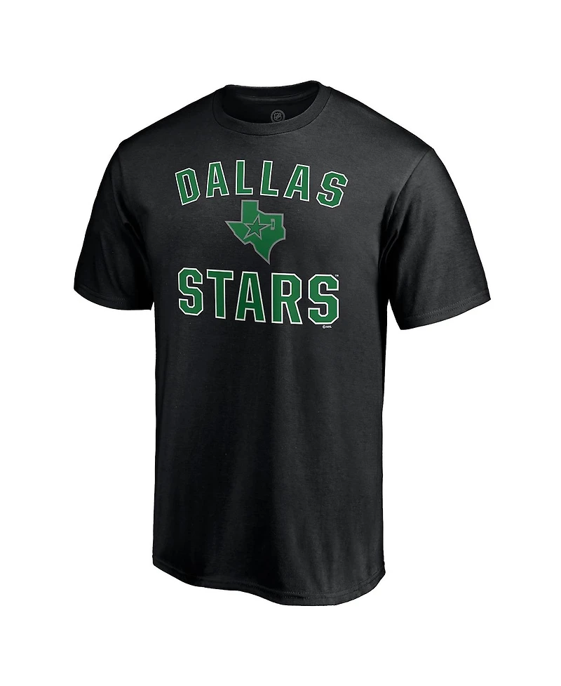 Men's Fanatics Black Dallas Stars Special Edition Victory Arch T-shirt