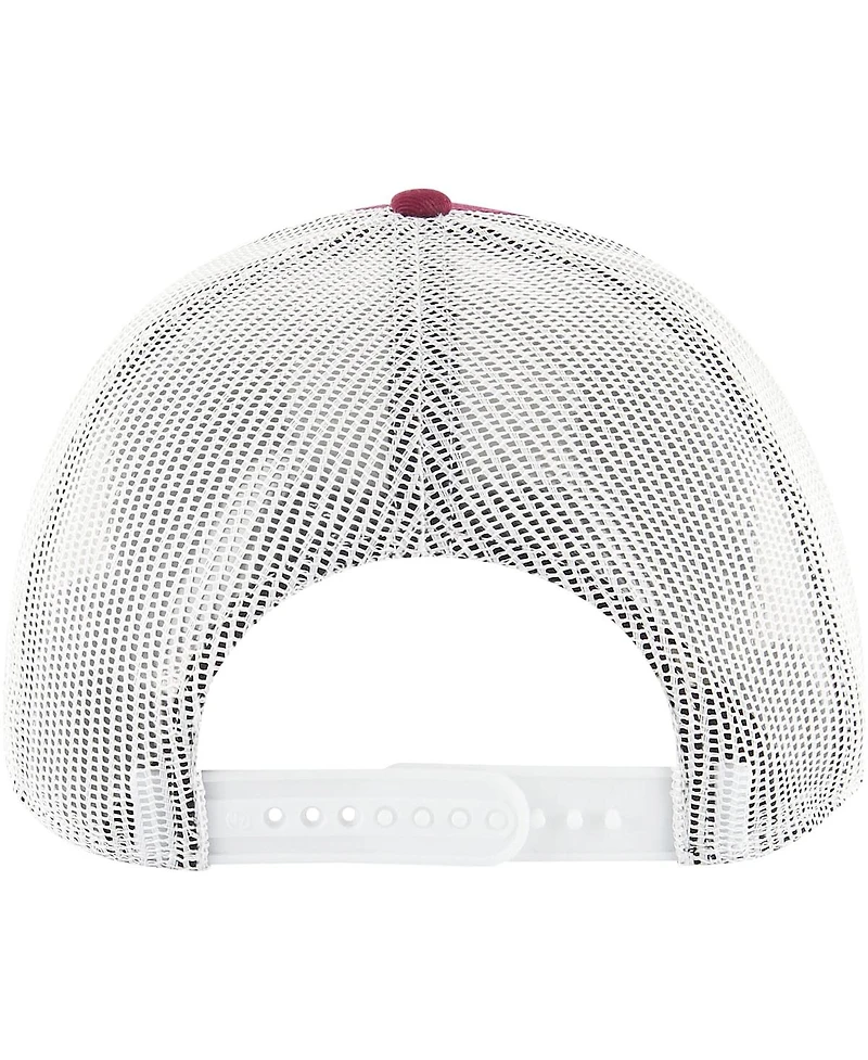Men's '47 Brand Burgundy Colorado Avalanche Convoy Trucker Adjustable Hat