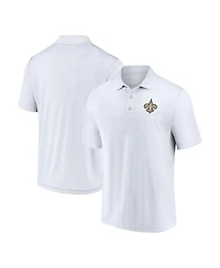 Men's Fanatics White New Orleans Saints Component Polo Shirt