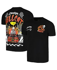 Men's and Women's Reason Black Dodge Hellcat T-shirt