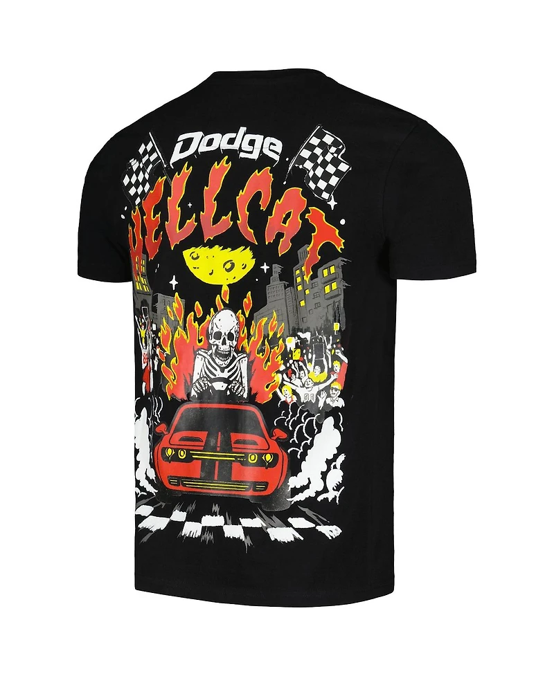 Men's and Women's Reason Black Dodge Hellcat T-shirt