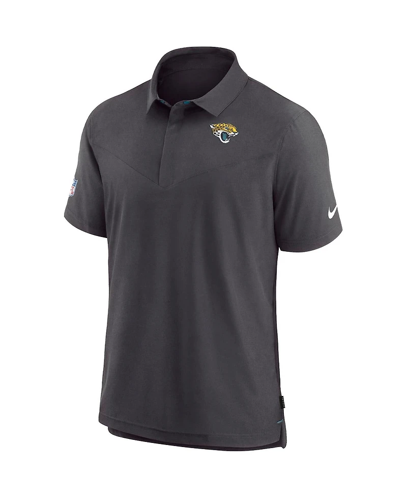 Men's Nike Black Jacksonville Jaguars Sideline Lockup Performance Polo