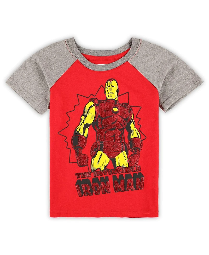 Little Boys and Girls Blue, Red, Green The Avengers Graphic 3-Pack T-shirt Set