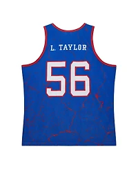 Men's Mitchell & Ness Lawrence Taylor Royal New York Giants 1989 Player Burst Tank Top