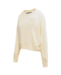 Women's Pro Standard Cream Nashville Predators Neutral Pullover Sweatshirt