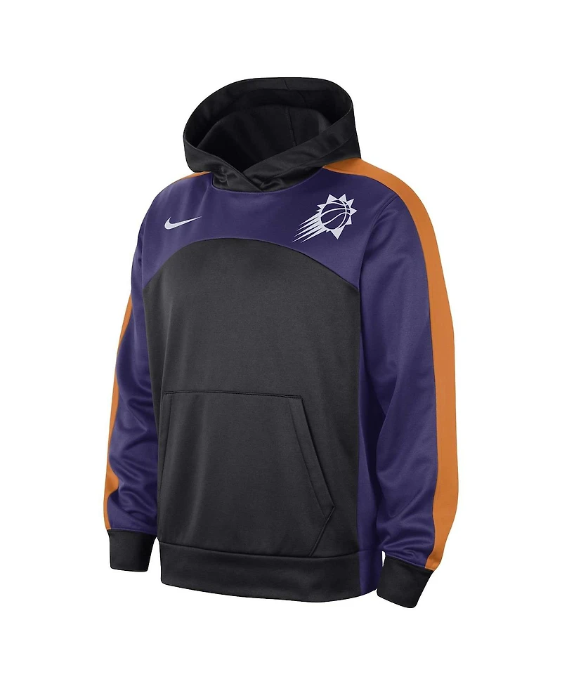 Men's Nike Black, Purple Phoenix Suns Authentic Starting Five Force Performance Pullover Hoodie