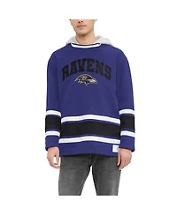 Men's Tommy Hilfiger Purple Baltimore Ravens Ivan Fashion Pullover Hoodie