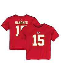Toddler Boys and Girls Nike Patrick Mahomes Red Kansas City Chiefs Player Name Number T-shirt
