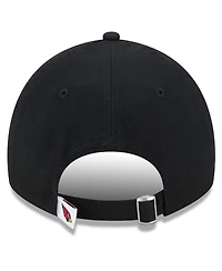 Women's New Era Black Arizona Cardinals Main Core Classic 2.0 9TWENTY Adjustable Hat