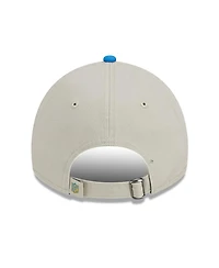 Men's New Era Cream, Powder Blue Los Angeles Chargers 2023 Sideline Historic 9TWENTY Adjustable Hat