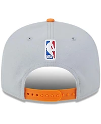 Men's New Era Gray, Orange Phoenix Suns Tip-Off Two-Tone 9FIFTY Snapback Hat