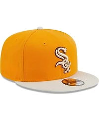 Men's New Era Gold Chicago White Sox Tiramisu 9FIFTY Snapback Hat