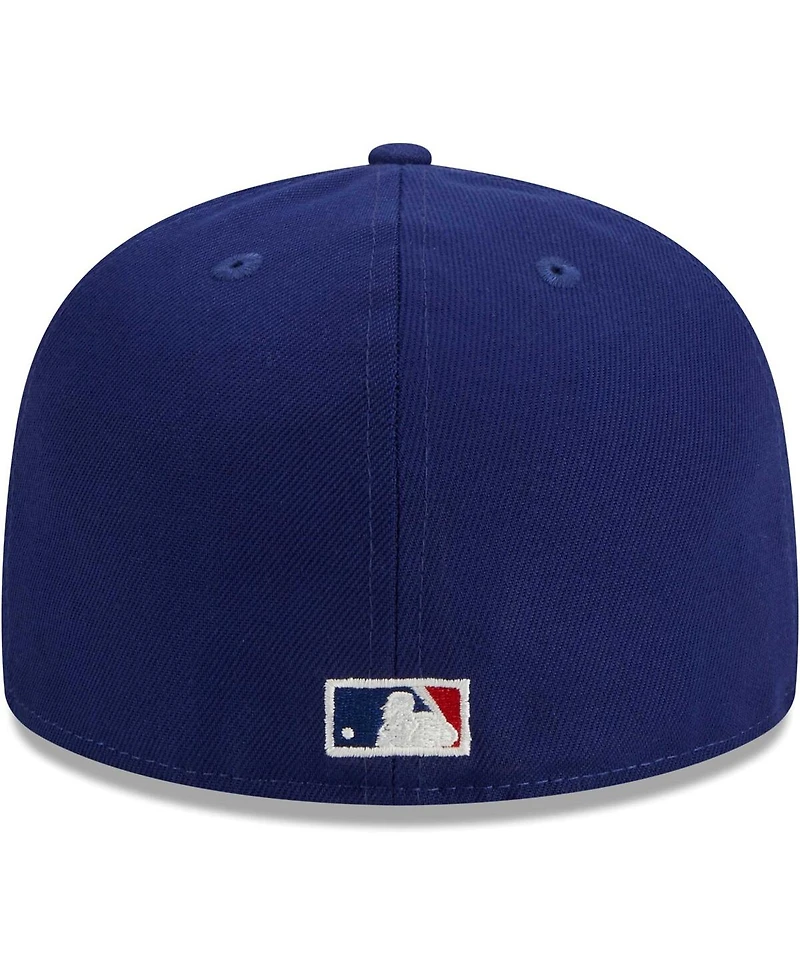 Men's New Era Royal Los Angeles Dodgers Duo Logo 59FIFTY Fitted Hat