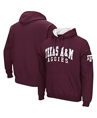 Men's Colosseum Maroon Texas A&M Aggies Double Arch Pullover Hoodie