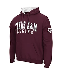 Men's Colosseum Maroon Texas A&M Aggies Double Arch Pullover Hoodie