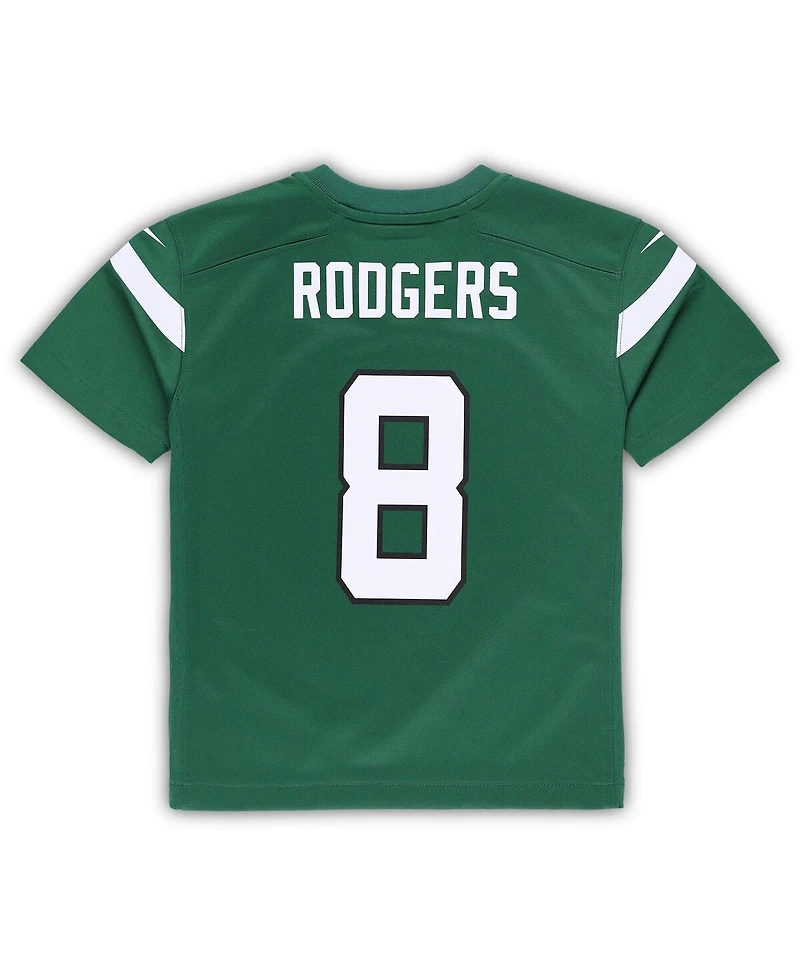 Preschool Boys and Girls Nike Aaron Rodgers New York Jets Alternate Game Jersey