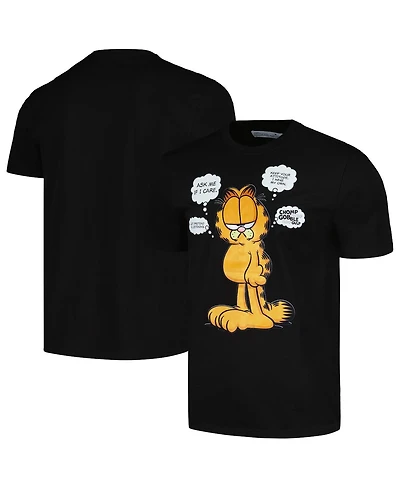 Men's and Women's Freeze Max Black Garfield Ask Me If I Care T-shirt