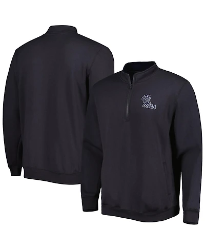 Men's Colosseum Ole Miss Rebels Tortugas Logo Quarter-Zip Jacket