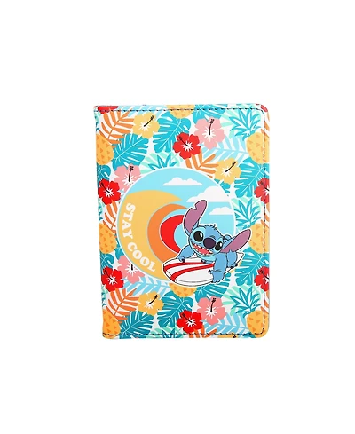 Disney Lilo and Stitch Passport Holder- Cute Travel Wallet for Disney Fans, Officially Licensed
