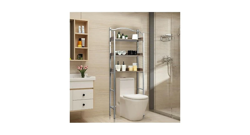 Slickblue 3-Tier Over-The-Toilet Bathroom Spacesaver Storage Rack