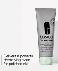 All About Clean 2-in-1 Charcoal Face Mask + Scrub, 3.4-oz.