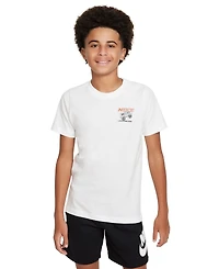 Nike Big Kids Sportswear Cotton Sole Rally Graphic T-Shirt
