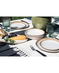 Abode Homewares Carmel Reactive Platter, 17.7"
