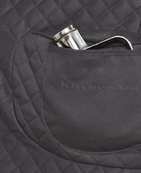 KitchenAid Fitted Tilt-Head Solid Stand Mixer Cover with Storage Pocket, Quilted, 14.37" x 18" 10"