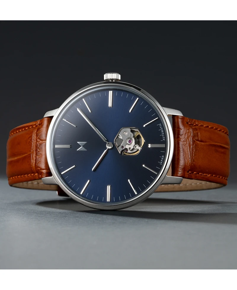 Mvmt Men's Legacy Slim Automatic Tan Leather Watch 42mm