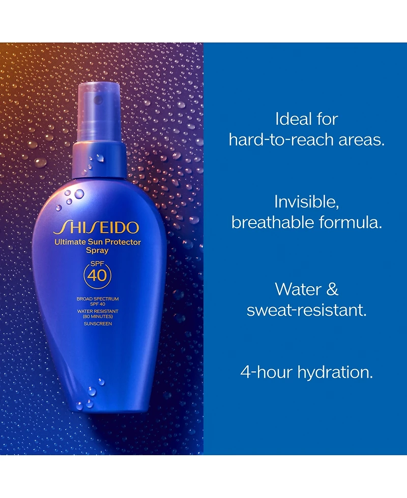 Shiseido Ultimate Sun Protector Spray Spf 40, 150 ml