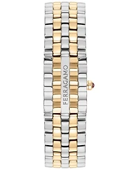 Salvatore Ferragamo Women's Swiss Two-Tone Stainless Steel Bracelet Watch 19x30mm