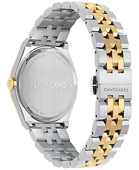 Salvatore Ferragamo Men's Swiss Two-Tone Stainless Steel Bracelet Watch 40mm