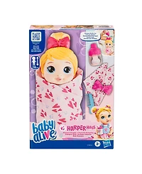 Baby Alive Shampoo Snuggle Harper Hugs Doll Playset