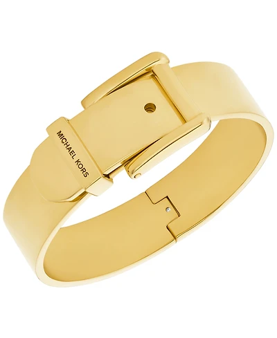 Michael Kors Gold-Tone or Two-Tone Silver-Tone Colby Buckle Bangle Bracelet