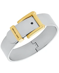 Michael Kors Gold-Tone or Two-Tone Silver-Tone Colby Buckle Bangle Bracelet
