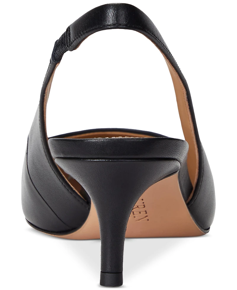 Lauren Ralph Women's Lolah Pointed-Toe Slingback Pumps