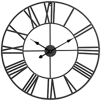 Dahlia Studios River Parks 30" Wide Zia Open Metal Round Wall Clock