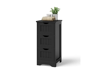 Slickblue Bathroom Floor Freestanding Storage Organizer with 3 Drawers