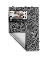 Ultra-Soft Quick-Dry Chenille Bath Rug - Non-Slip Pvc Backing, Machine-Washable (Small 17″×24″)