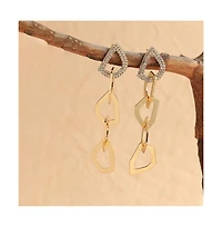 Sohi Women's Link Drop Earrings
